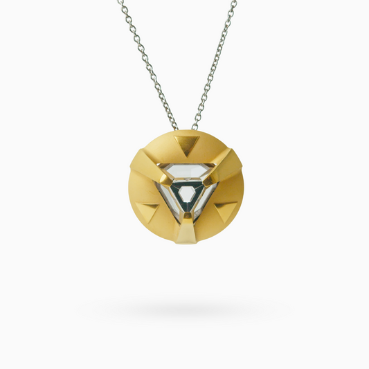 ARK Crystal & Gold Colored Pendant - Set