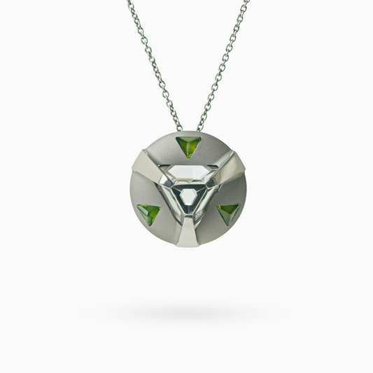 ARK Crystal & Green Gem Pendant - Set