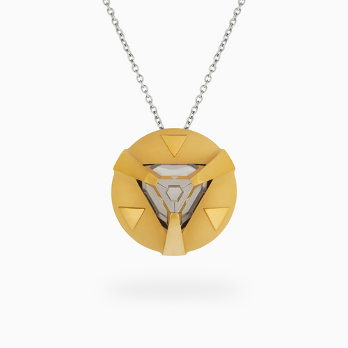 ARK Crystal + Gold Pendant